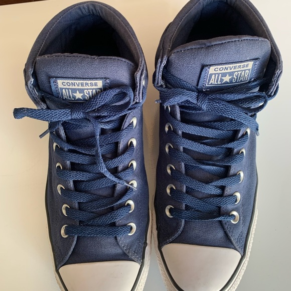 Converse Navy Blue Size:10.5 Mens - Picture 4 of 8